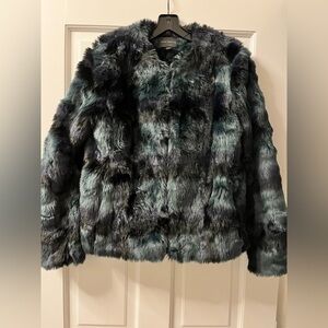 Ann Taylor Multicolor Teddy Jacket